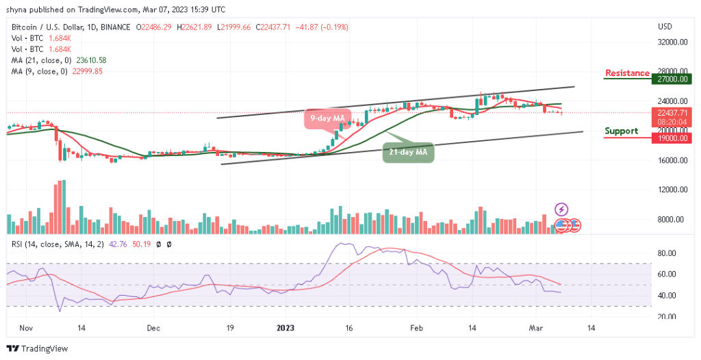 Bitcoin Price Prediction for Today March 7 BTCUSD Risks Fresh Drop To $21500 Support