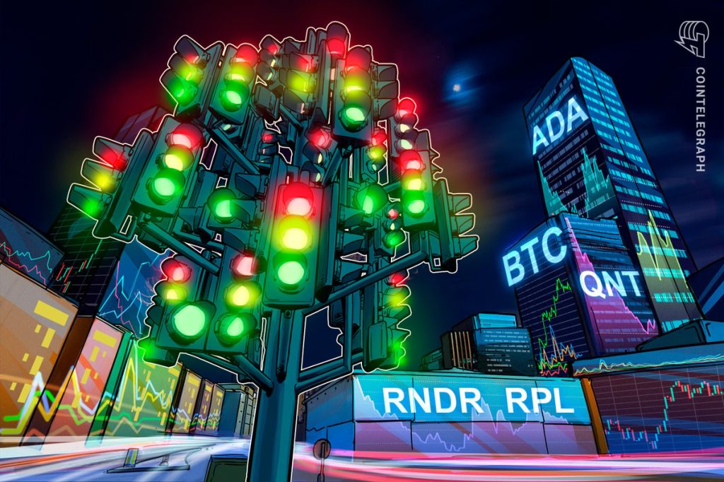 Bitcoin price chart flashes a bullish sign that could lead to breakouts in ADA QNT RNDR and RPL