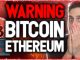 WARNING THE MOST EXTREME VOLATILITY IS COMING BITCOIN AND ETHEREUM