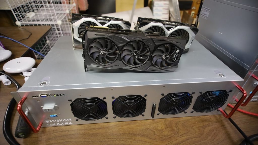 Glorious 20 Series GPUs mining ethereum and flux