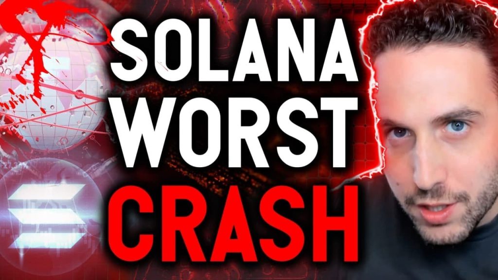 SOLANA WORST CRASH AS BLOCKCHAIN GOES OFFLINE FOR HOURS