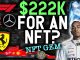 $222K for ONE NFT Low cap gem collectible ecosystem REVV F1 Delta Time