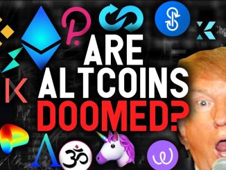 ALTCOINS DOOMED? Stimulus negotiations "called off" until after election