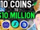 10 COINS TO $10 MILLION Top coins to GET RICH in January