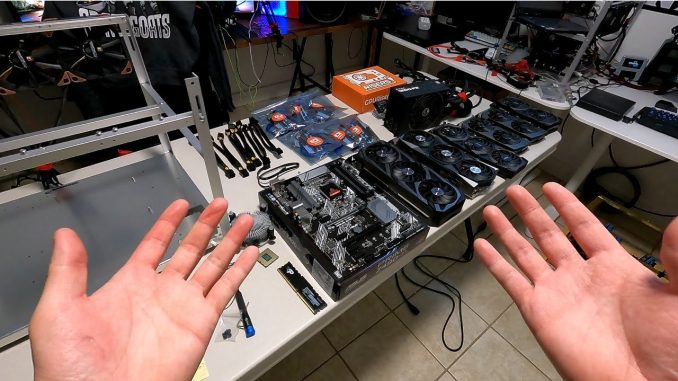 How To Build a RTX 3060 Ti Mining Rig (POV)